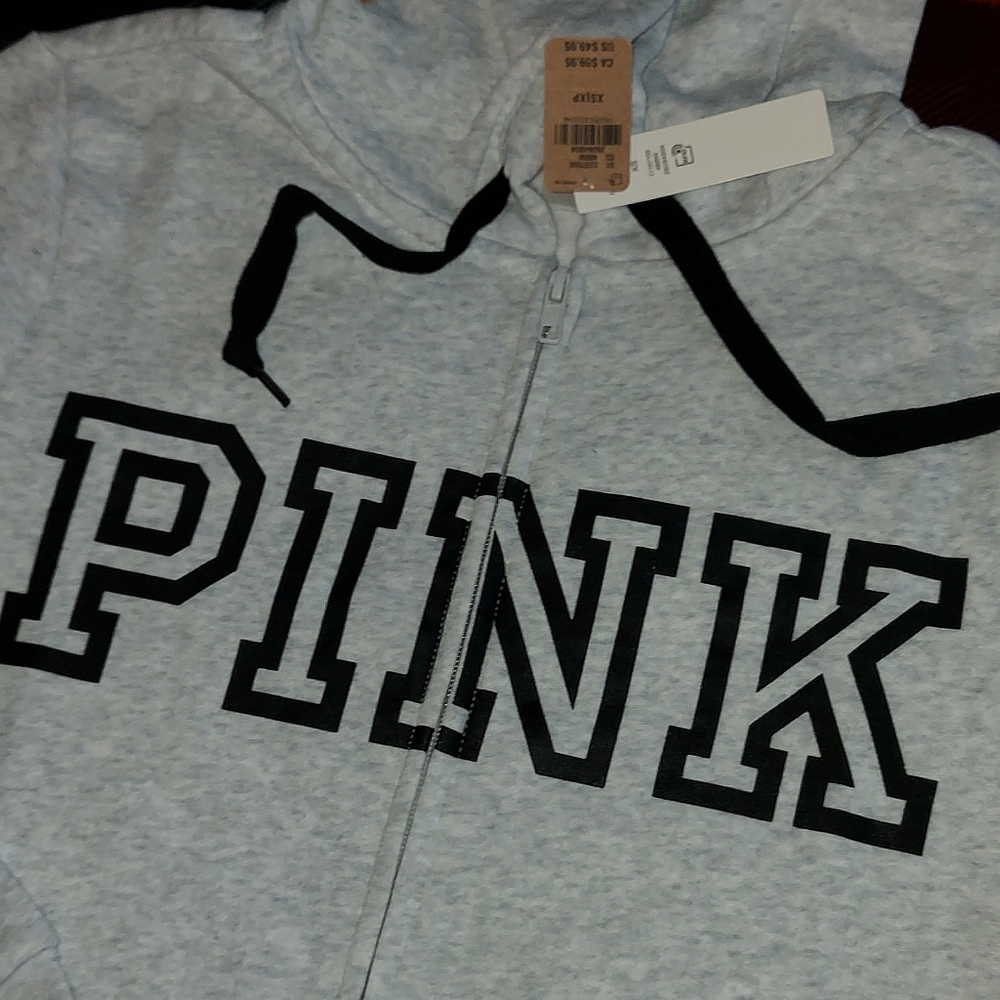 PINK VS Everyday Lounge full-zip size XS NWT - Picture 2 of 10